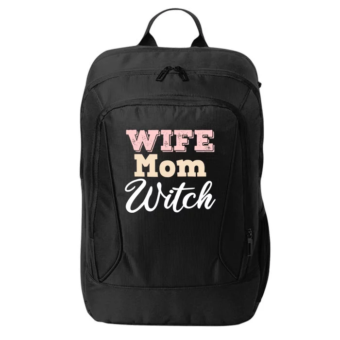 Wife Mom Witch Gift City Backpack