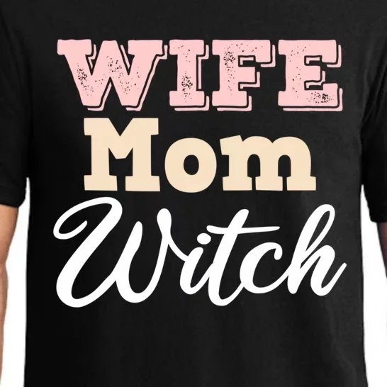 Wife Mom Witch Gift Pajama Set