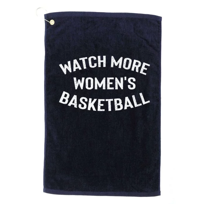 Watch More Women Basketball Platinum Collection Golf Towel