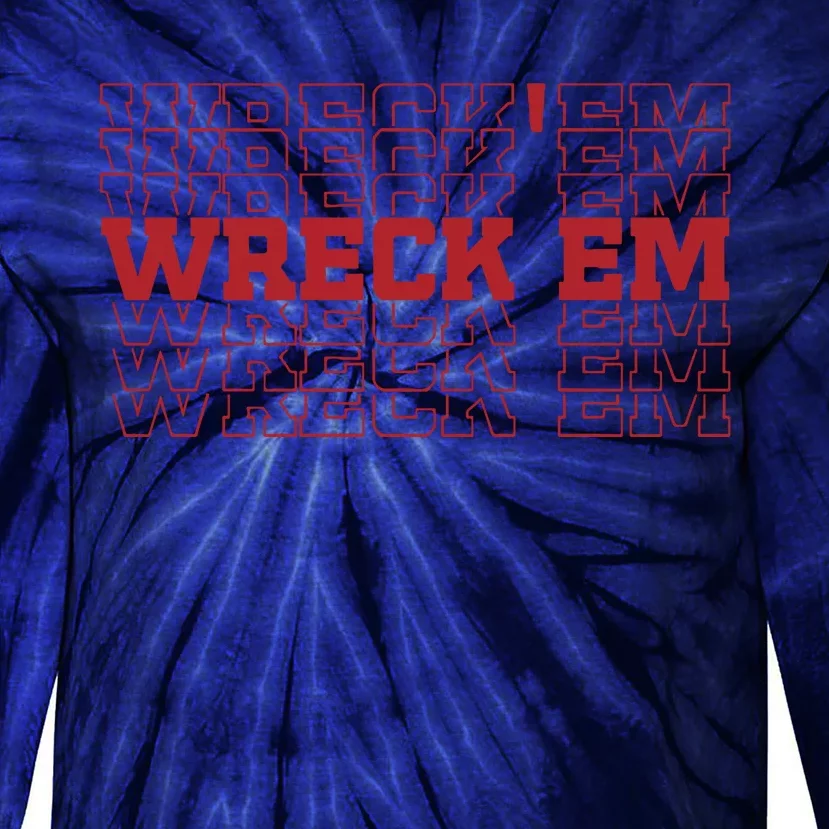 Wreckem Mirror Tie-Dye Long Sleeve Shirt