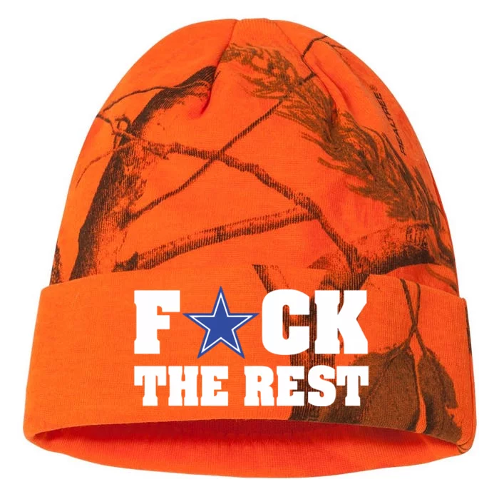 Will M Wearing Fuck The Rest Dallas Cowboy Kati - 12in Camo Beanie