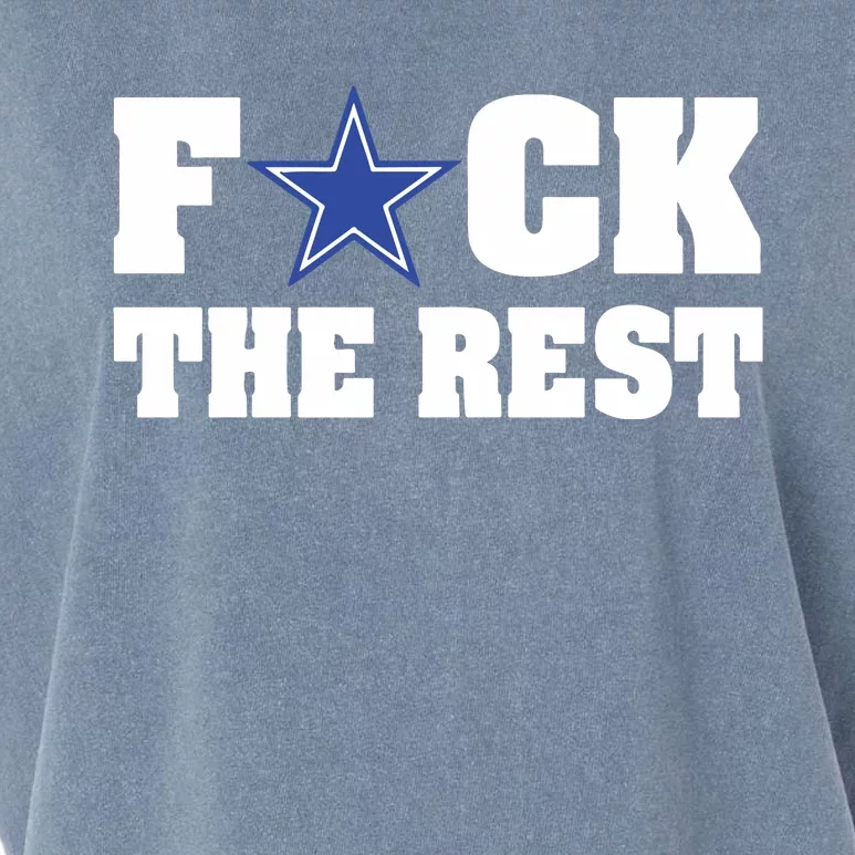 Will M Wearing Fuck The Rest Dallas Cowboy Garment-Dyed Women's Muscle Tee