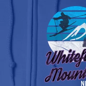 Whiteface Mountain Wilmington Ny Usa Skiing Snowboarding Meaningful Gift Full Zip Hoodie