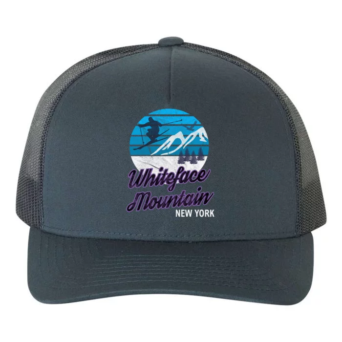 Whiteface Mountain Wilmington Ny Usa Skiing Snowboarding Meaningful Gift Yupoong Adult 5-Panel Trucker Hat