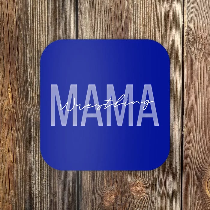 Wrestling Mama Wrestling Mom Funny Wrestling Gift Coaster