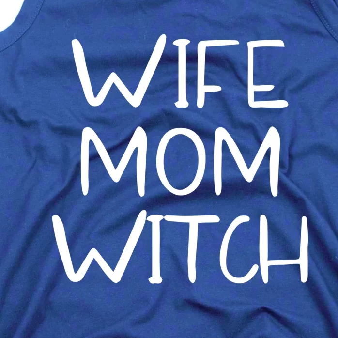 Wife Mom Witch Halloween Wicca Witchcraft Great Gift Tank Top