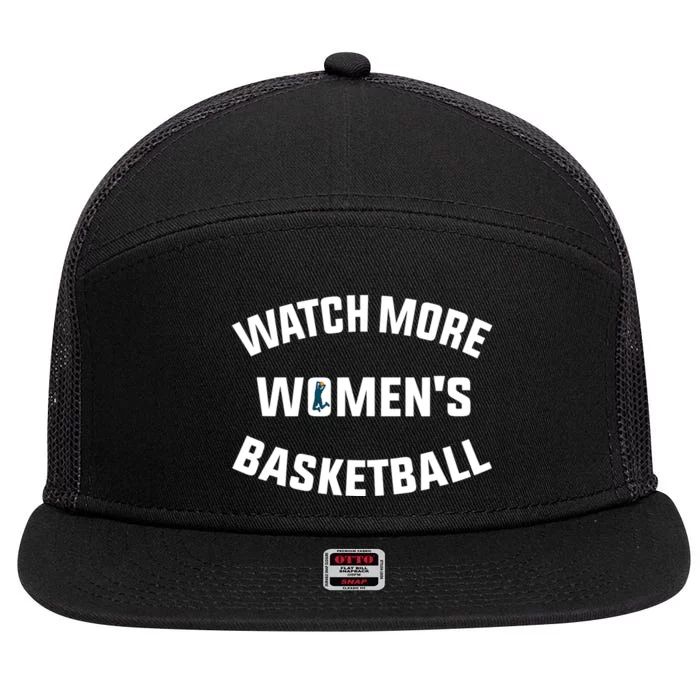 Watch More Women's Basketball 7 Panel Mesh Trucker Snapback Hat