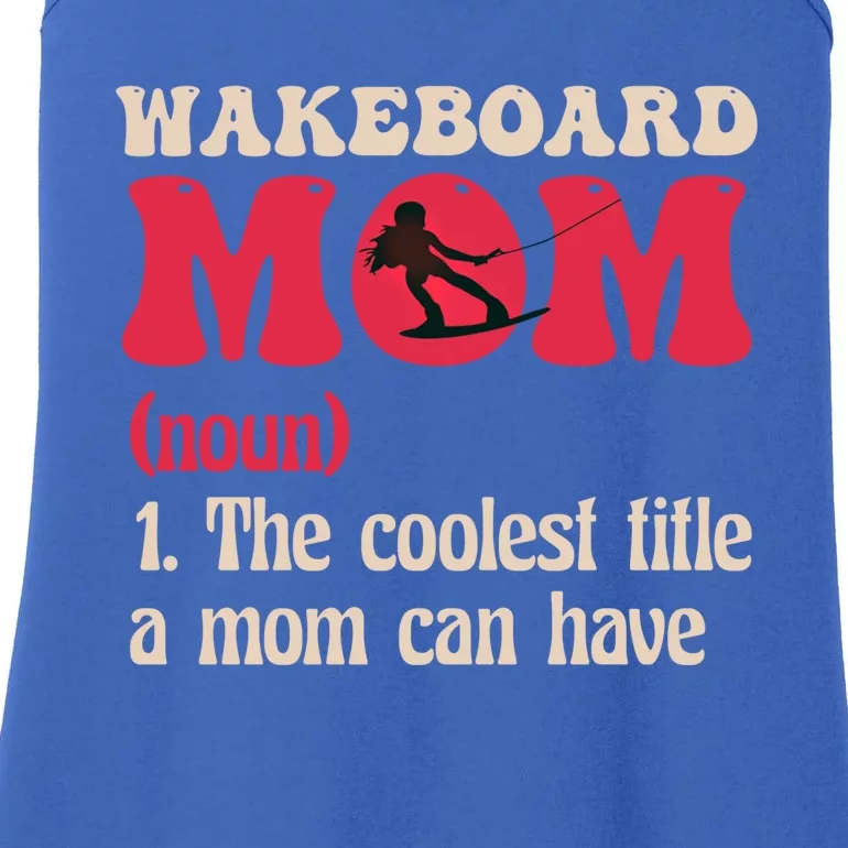 Wakeboard Mom Water Surfing Boating Skiing Wakeboarding Gift Ladies Essential Tank