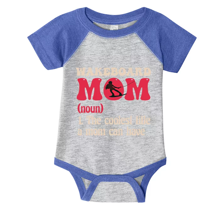 Wakeboard Mom Water Surfing Boating Skiing Wakeboarding Gift Infant Baby Jersey Bodysuit