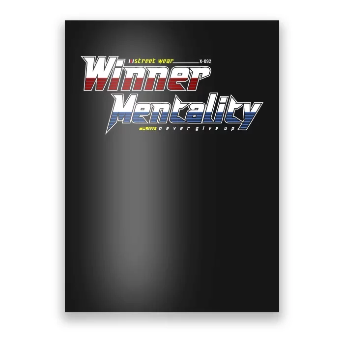 Winner Mentality Poster