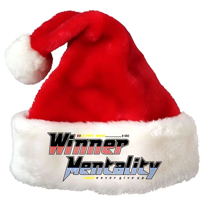 Winner Mentality Premium Christmas Santa Hat