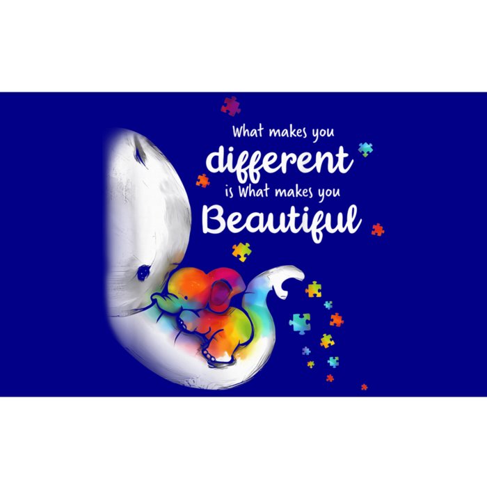 What Makes You Different Elephant Mom Autism Child Awareness Bumper Sticker