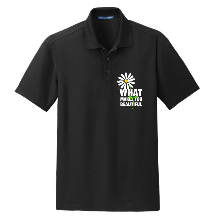 What Makes You Beautiful Dry Zone Grid Performance Polo