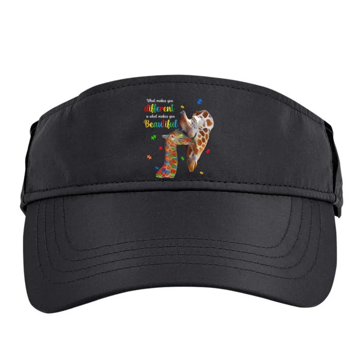 What Makes You Different Giraffe Mom Autism Child Awareness Adult Drive Performance Visor