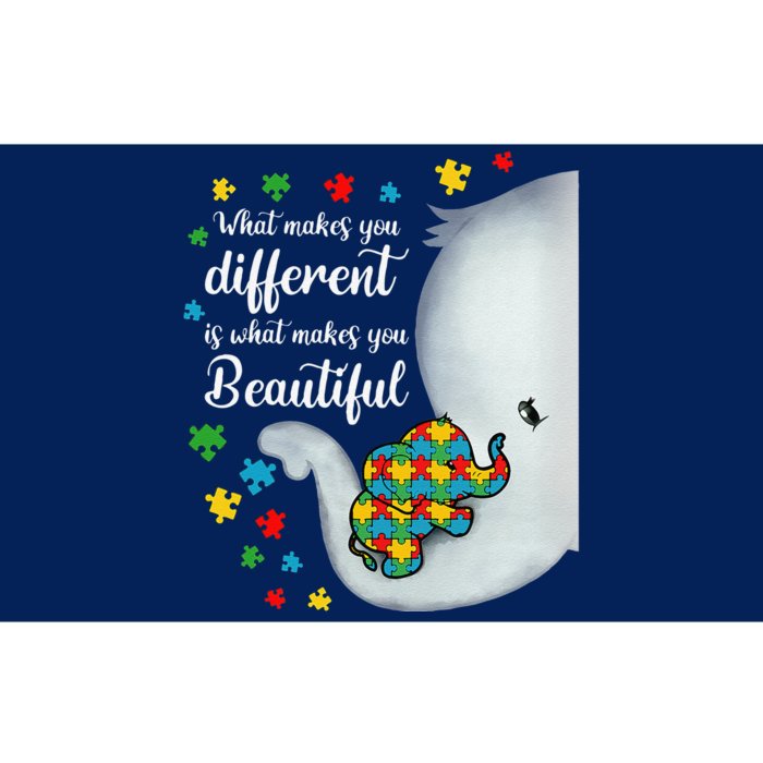 What Makes You Different Elephant Autism Moms Bumper Sticker