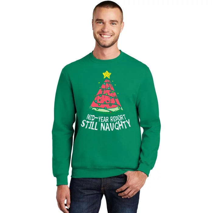 Watermelon Mid Year Report Still Naughty Christmas In July Sweatshirt