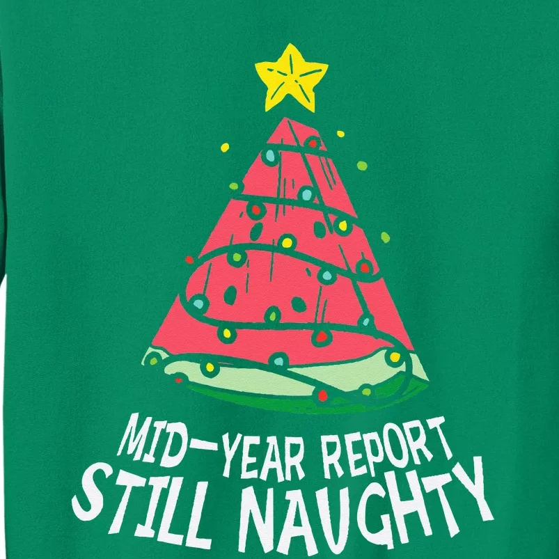 Watermelon Mid Year Report Still Naughty Christmas In July Sweatshirt