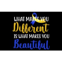 What Makes You Different Is What Makes You Beautiful Down Syndrome Bumper Sticker