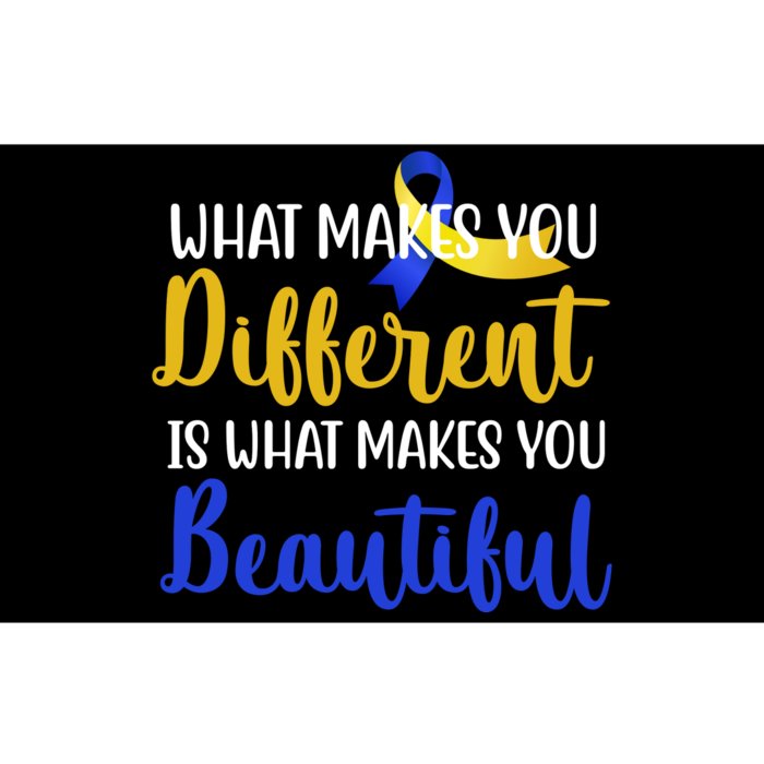 What Makes You Different Is What Makes You Beautiful Down Syndrome Bumper Sticker