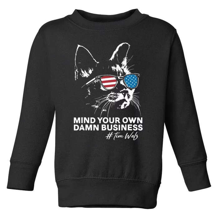 Waltz Mind Your Harriswaltz Toddler Sweatshirt