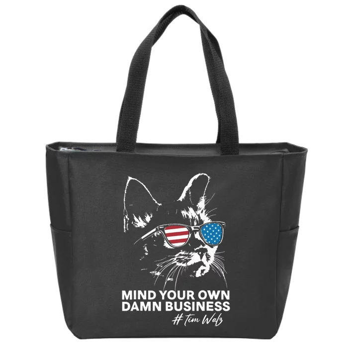 Waltz Mind Your Harriswaltz Zip Tote Bag