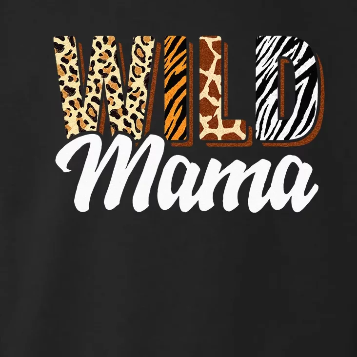 Wild Mama Zoo Born Two Be Wild Bday Safari Jungle Animal Toddler Hoodie