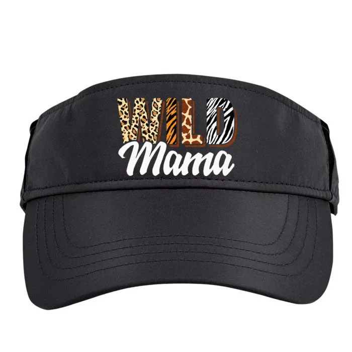 Wild Mama Zoo Born Two Be Wild Bday Safari Jungle Animal Adult Drive Performance Visor