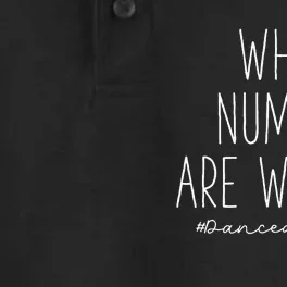 What Number Are We On Funny Cheer Dance Dad Dry Zone Grid Performance Polo