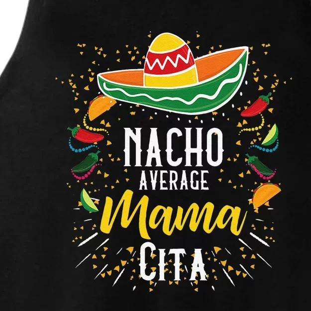 Womens Nacho Average Mamacita Cinco De Mayo Mexican Fiesta Party Ladies Tri-Blend Wicking Tank