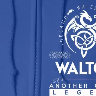 Walton Name Another Celtic Legend Walton Full Zip Hoodie