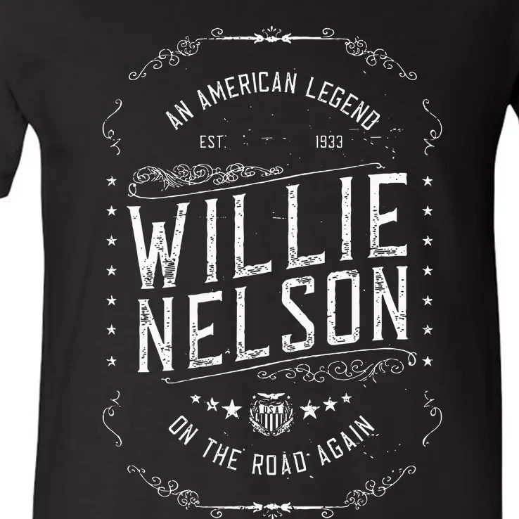 W.I.L.L.I.E Nelson American Legend V-Neck T-Shirt