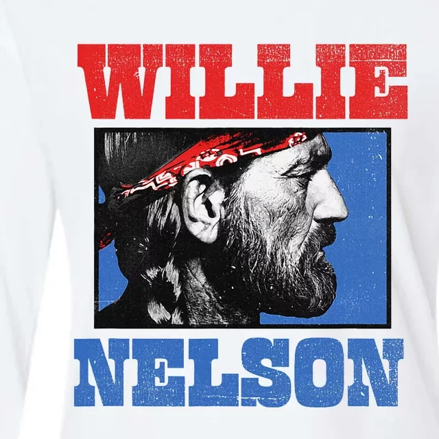 W.I.L.L.I.E Nelson Bandana Womens Cotton Relaxed Long Sleeve T-Shirt