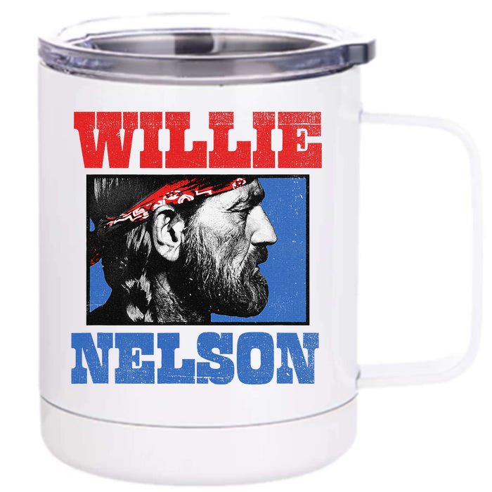 W.I.L.L.I.E Nelson Bandana Front & Back 12oz Stainless Steel Tumbler Cup