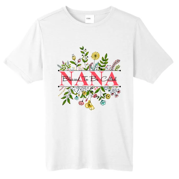 Wildflower Nana Blessed To Be Called Nana ChromaSoft Performance T-Shirt