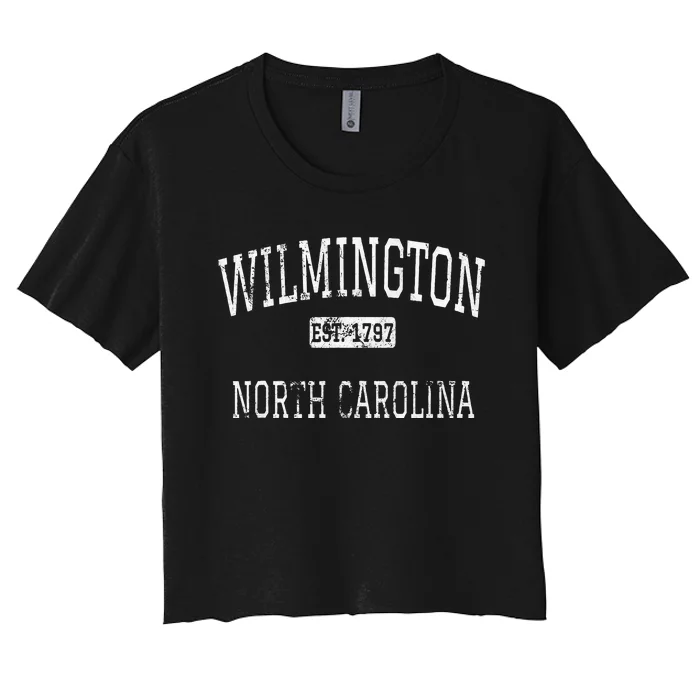 Wilmington North Carolina NC Vintage Women's Crop Top Tee