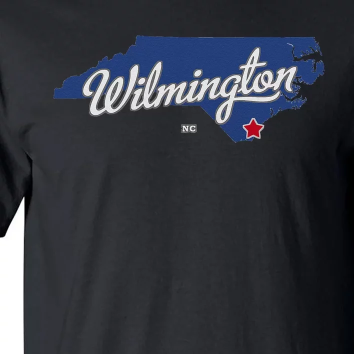 Wilmington North Carolina NC Map Tall T-Shirt