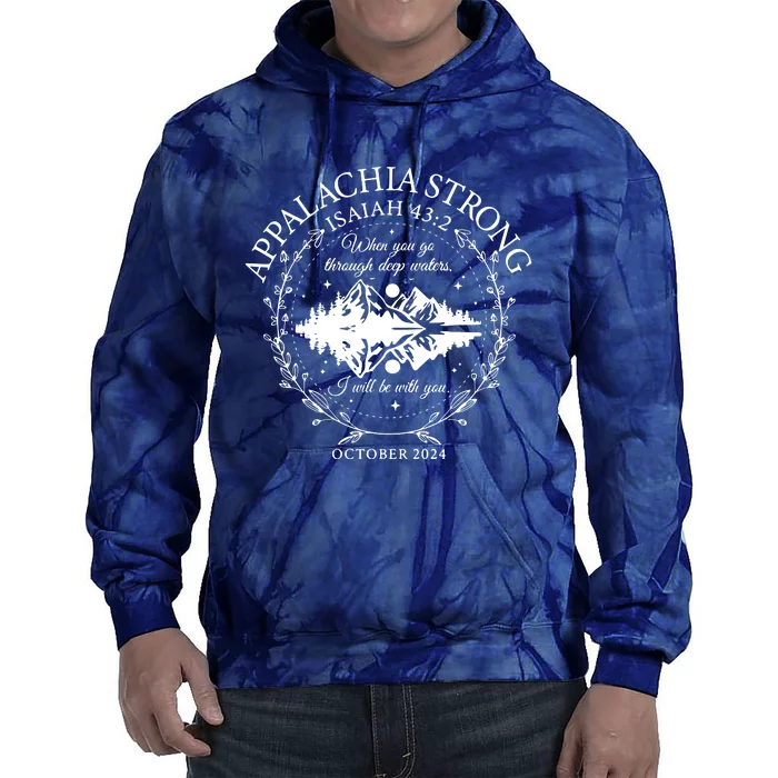 Wester North Carolina Stay Strong Tie Dye Hoodie