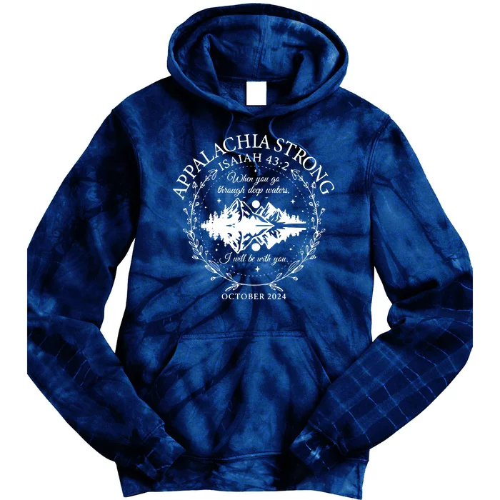 Wester North Carolina Stay Strong Tie Dye Hoodie