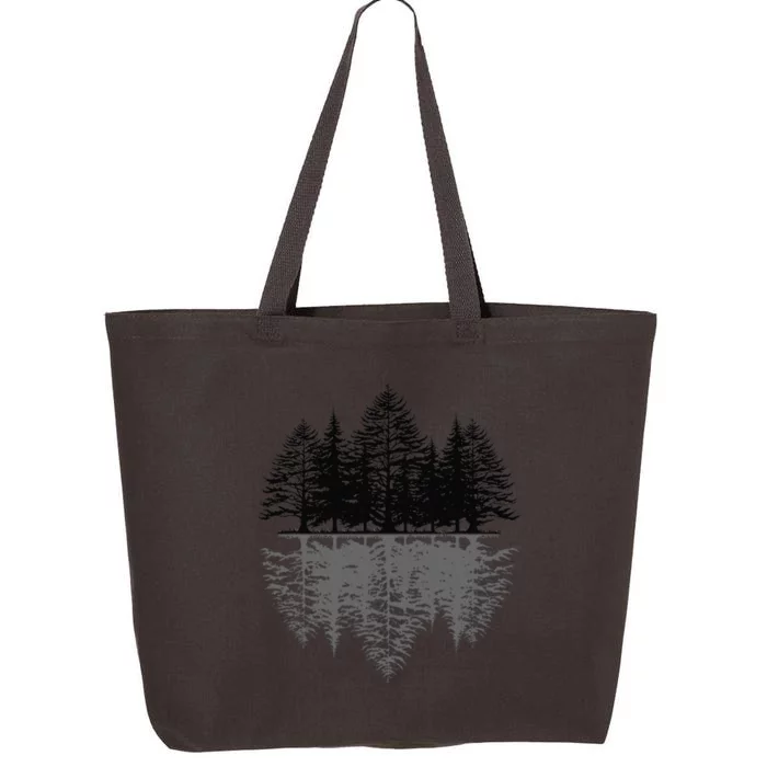 Wildlife Nature Forest Trees Reflection Outdoor Forest 25L Jumbo Tote