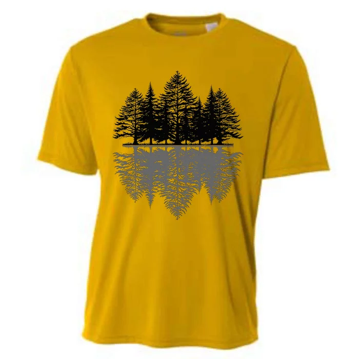 Wildlife Nature Forest Trees Reflection Outdoor Forest Cooling Performance Crew T-Shirt