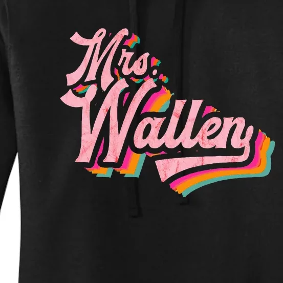 Wife Name Future Mrs W.A.L.L.E.N Women's Pullover Hoodie