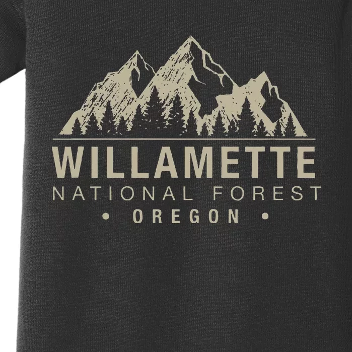 Willamette National Forest Oregon Baby Bodysuit