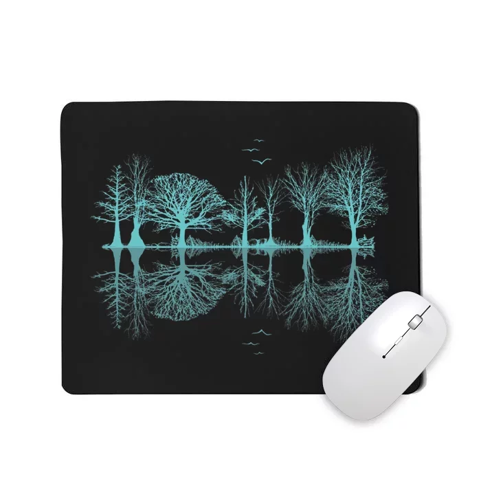 Wildlife Nature Forest Trees Reflection Outdoor Forest Mousepad