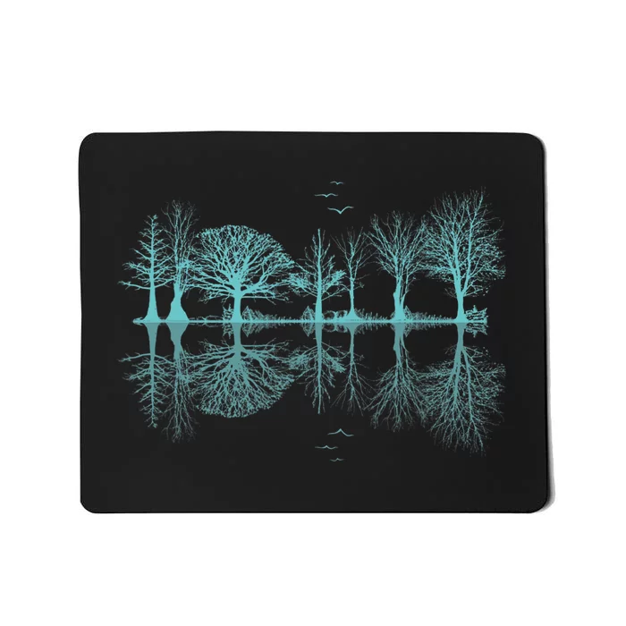 Wildlife Nature Forest Trees Reflection Outdoor Forest Mousepad