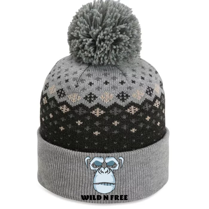 Wild N Free Monkey The Baniff Cuffed Pom Beanie