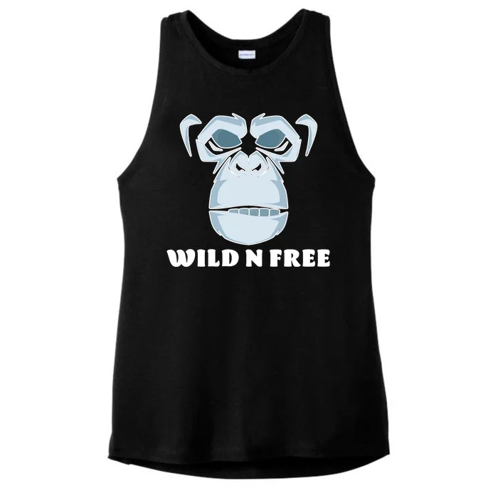 Wild N Free Monkey Ladies Tri-Blend Wicking Tank