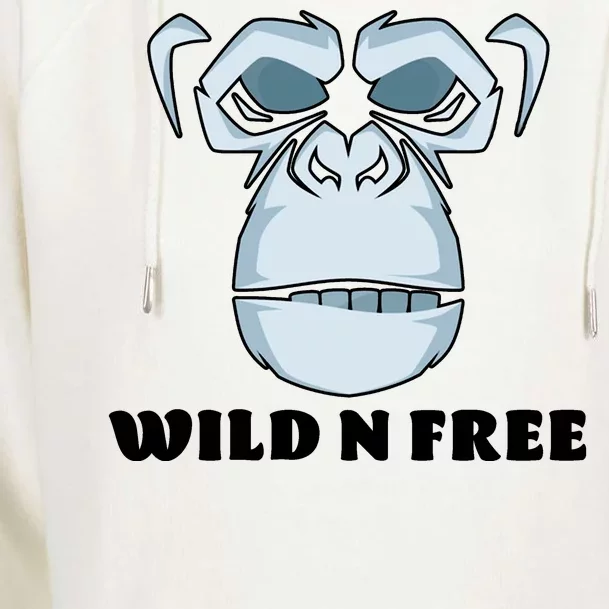 Wild N Free Monkey Womens Funnel Neck Pullover Hood