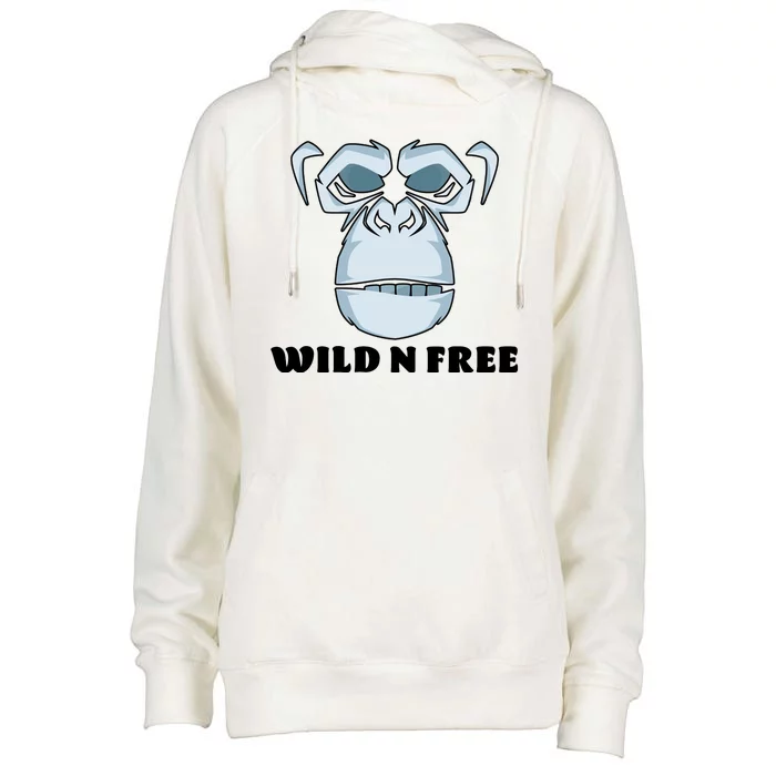 Wild N Free Monkey Womens Funnel Neck Pullover Hood