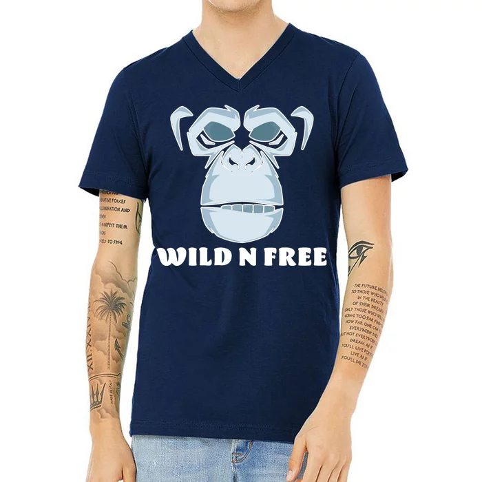 Wild N Free Monkey V-Neck T-Shirt