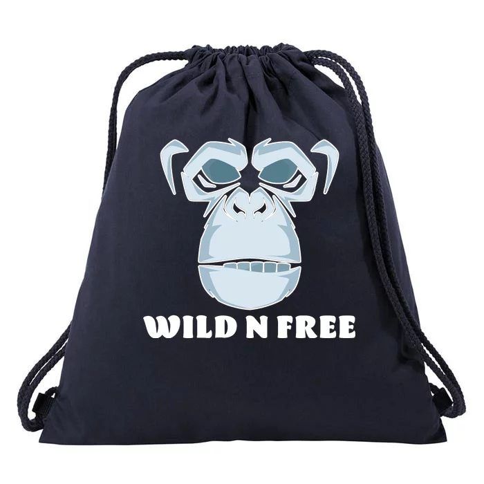 Wild N Free Monkey Drawstring Bag